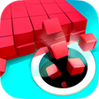 أيقونة البرنامج: Crazy Hole 3D - Cube Crus…