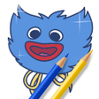Icoon van programma: Huggy Wuggy - Coloring Bo…