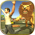 プログラムのアイコン：Wild Animal Zoo City Simu…