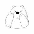 Ice Bear Sticker for WhatsApp