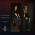 Fem V Specialized Photomode Pose Packs - Static and Animated