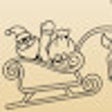 プログラムのアイコン：Santa Driver Coloring Boo…