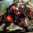 Icon of program: Cyborg Tiger Live Wallpap…