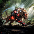 Icon of program: Cyborg Tiger Live Wallpap…