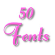 Icon of program: Fonts for FlipFont