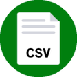Icoon van programma: Download table as CSV