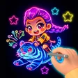 Icoon van programma: Magic Doodle: Neon Drawin…