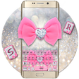 プログラムのアイコン：Pink Silver Luxury Bow Ke…
