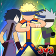 Иконка программы: Stickman Ninja - 3v3 Batt…
