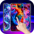 プログラムのアイコン：Live Wallpaper: Magic Flu…