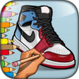 Ikon program: Sneakers Jordan Coloring …
