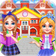 Icon of program: Twins sisters back to sch…