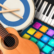 ไอคอนของโปรแกรม: Electronic Drum: Beat Mak…