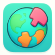 Icoon van programma: Globe Fit Puzzle