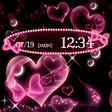 プログラムのアイコン：Bubble Hearts Wallpaper T…
