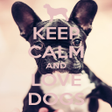 プログラムのアイコン：Keep Calm Love Dogs Wallp…