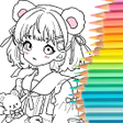 プログラムのアイコン：Princess Coloring Book fo…