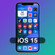 プログラムのアイコン：iOS 15 Launcher For Andro…