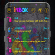 Graffiti colourful SMS theme