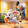 Icoon van programma: Naughty Bunny: 3D Rabbit …