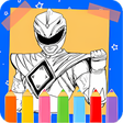 Icon of program: Hero Rangers Coloring Boo…
