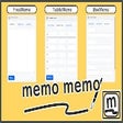 プログラムのアイコン：memo memo