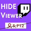 Ikon program: Hide Twitch Viewer count