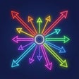 Ikona programu: Neon Puzzle: Arrow Swipe
