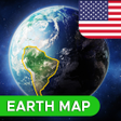 プログラムのアイコン：Live Earth Map - World Ma…