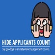 Hide Applicants Count