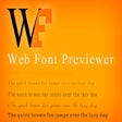 Webfont Previewer