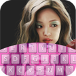 Icon of program: Black Pink Keyboard Theme