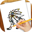 Ikon program: Learn to Draw Pokemon Sun…