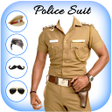 プログラムのアイコン：Men Police suit Photo Edi…