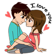 プログラムのアイコン：Love Story Stickers - WAS…