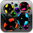 Icon of program: Black Bubble Live Wallpap…