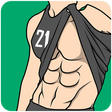 Иконка программы: Abs workout - 21 Day Fitn…