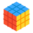 Biểu tượng của chương trình: Rubiks Cube Solver - 3D C…