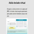 Ikon program: IESS remover teclado virt…