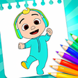 Icône du programme : Cocomelon Coloring Book