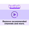 Remove Twitch Recommended Channels, Live Chat