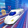Biểu tượng của chương trình: Super Train Run -Shinkans…