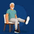 프로그램 아이콘: Chair Workout: Senior Yog…