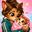 Programikonen: Cat babyshower mommy care