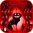 Creepy Red Smile Keyboard Theme