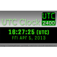 GMT/UTC Clock