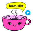 Figurinhas Bom dia e Boa noite