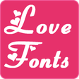 プログラムのアイコン：Love Fonts for FlipFont