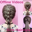 Icon of program: Girls hairstyle offline V…
