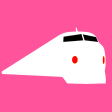 プログラムのアイコン：乗り鉄　新幹線スピードチェック
